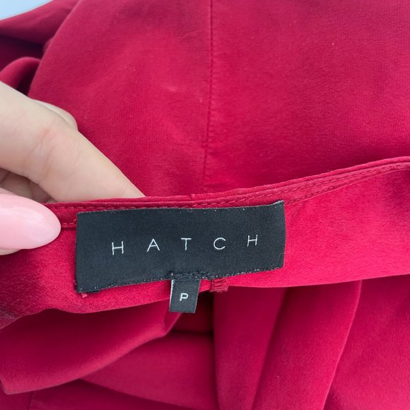 Hatch Collection Women's Scarlet Slouch Maternity Shift Dress Size P V-neck - Picture 2 of 9